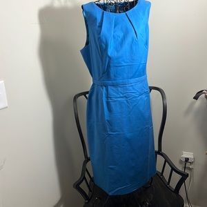 Ellie Tahiri Blue Structured Dress